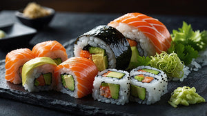 Wijn bij sushi