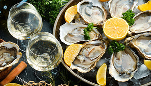 Wijn bij Oesters