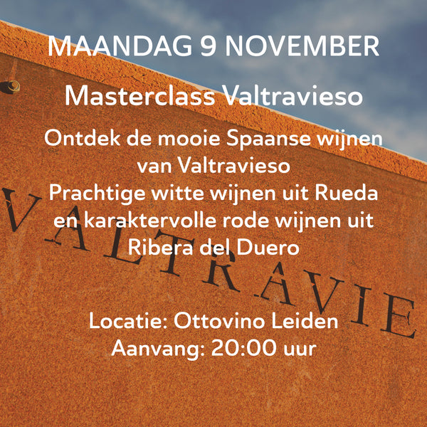 Maandag 9 November Masterclass Valtravieso